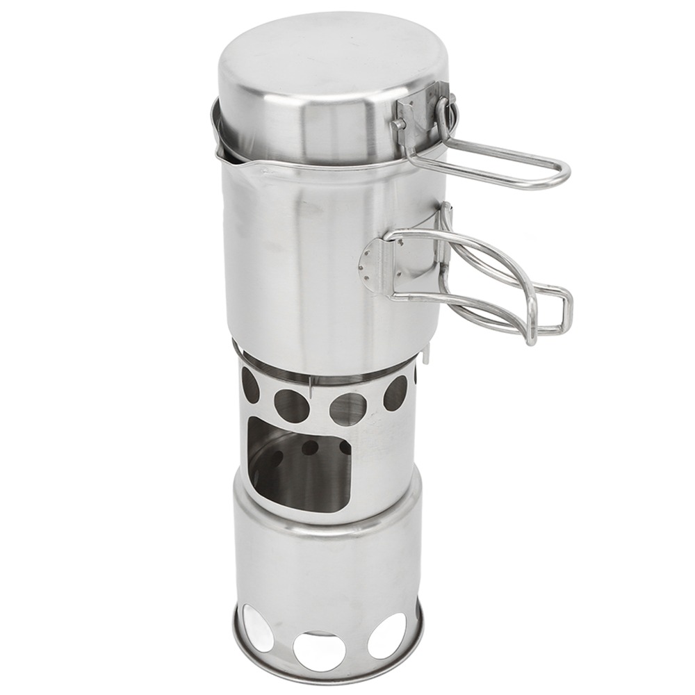 Camping Cooking Pot With Lid - Conjunto de Utensílios de Cozinha para