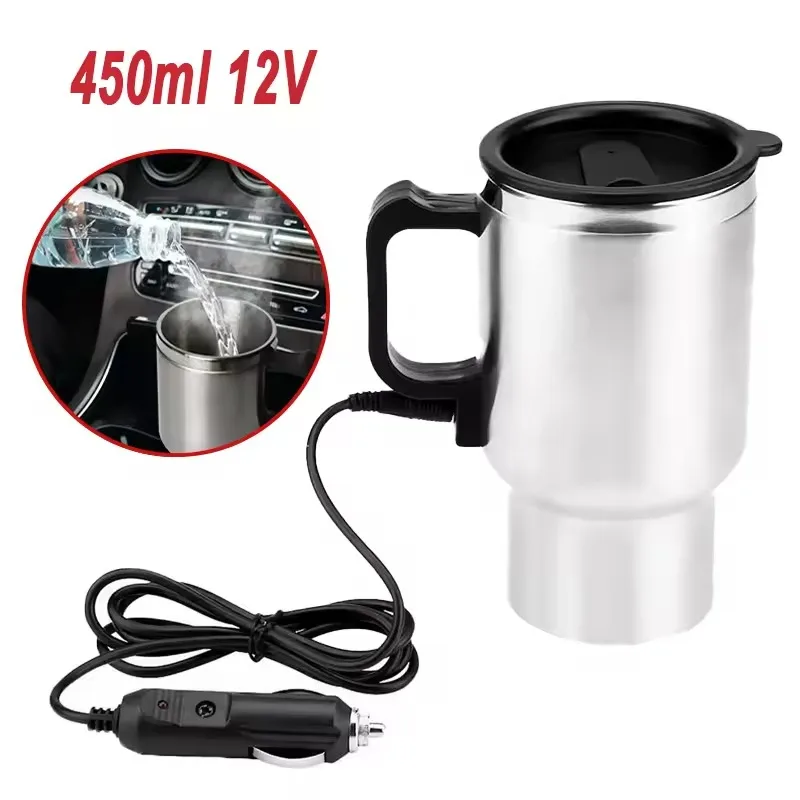 Camping Cooking Mug - Chaleira Elétrica para Carro 12V 450ml,
