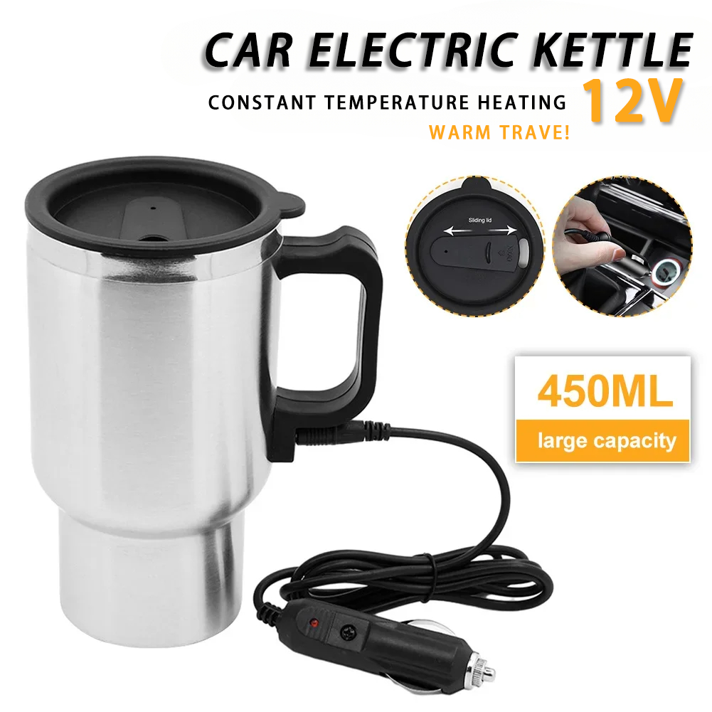 Camping Cooking Mug - Chaleira de aquecimento elétrico para carro,