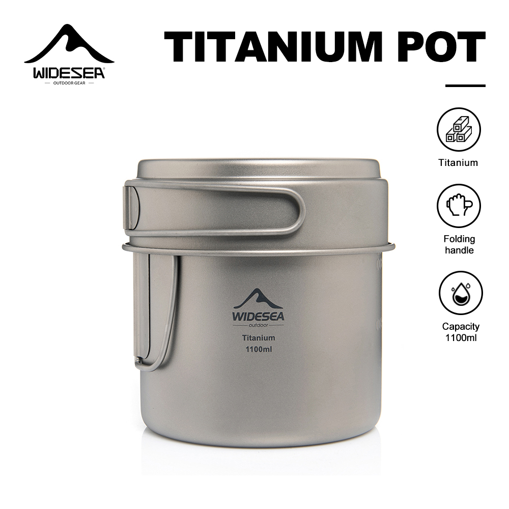 Camping Cooking Mug - Panela de Camping Ultralight em Titânio