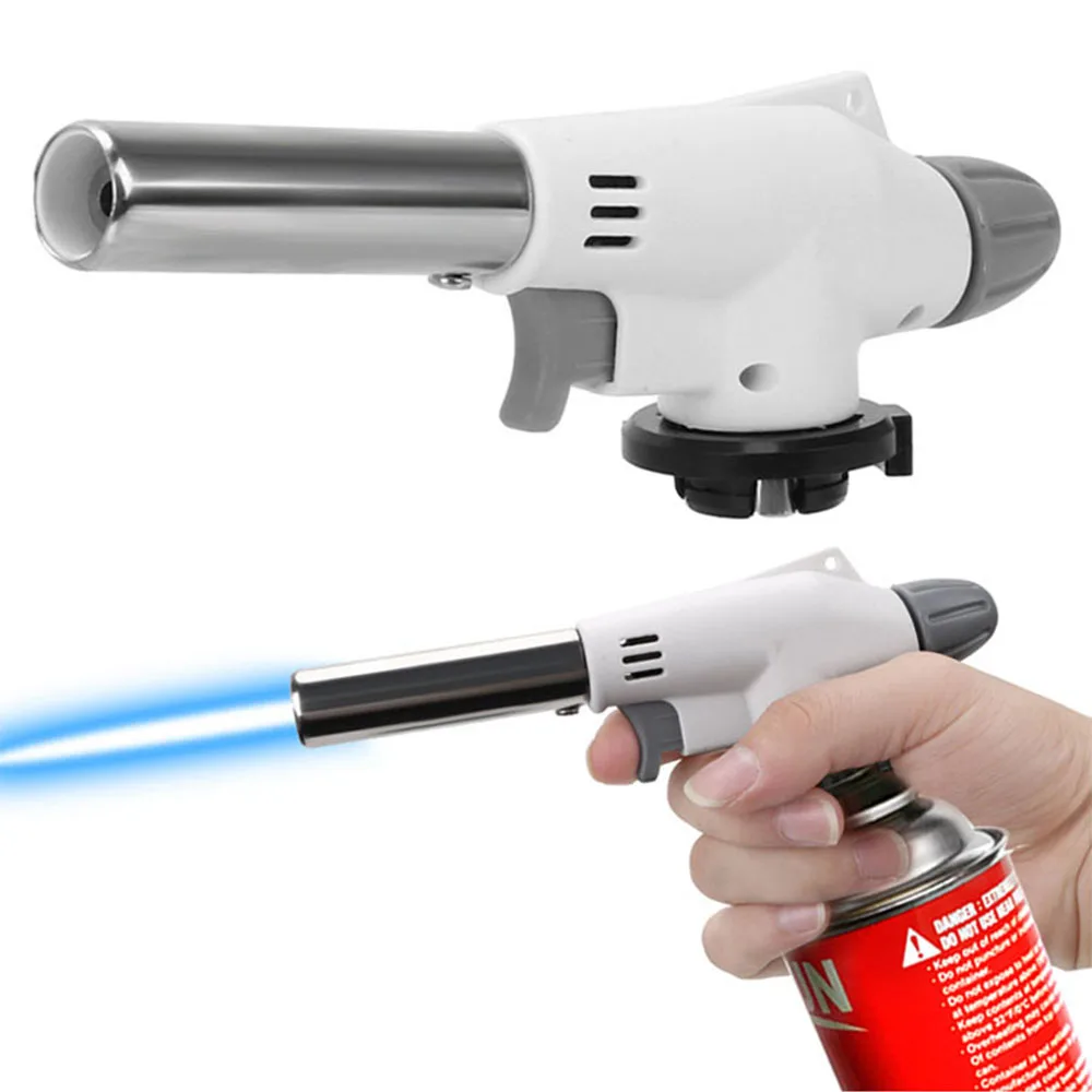 Camping Cooking Torch - Pistola de chama de metal portátil,