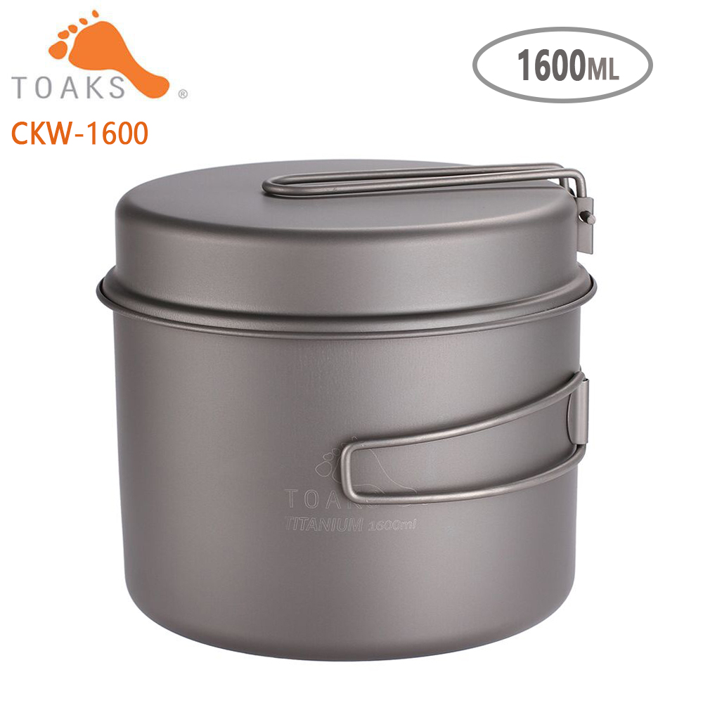 Camping Cooking Wok - TOAKS-Conjunto De Panelas De Titânio Ultraleve,