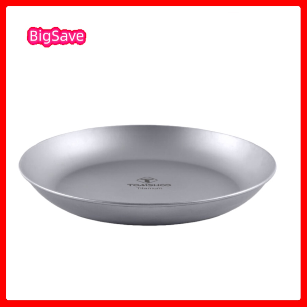 Camping Cooking Plate - Prato Redondo Portátil de Titânio para