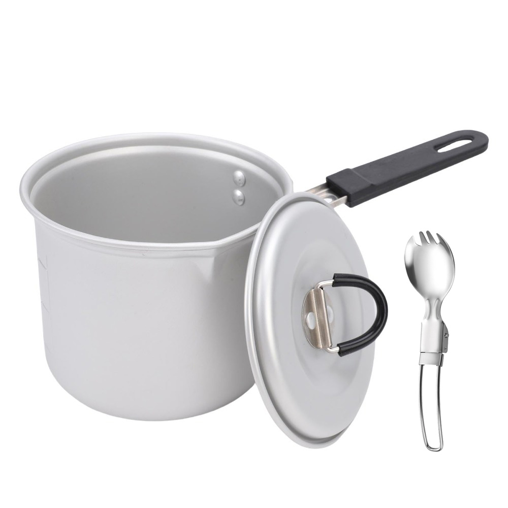 Camping Cooking Pot With Lid - Panela de Cozinha para Camping, 770ml,