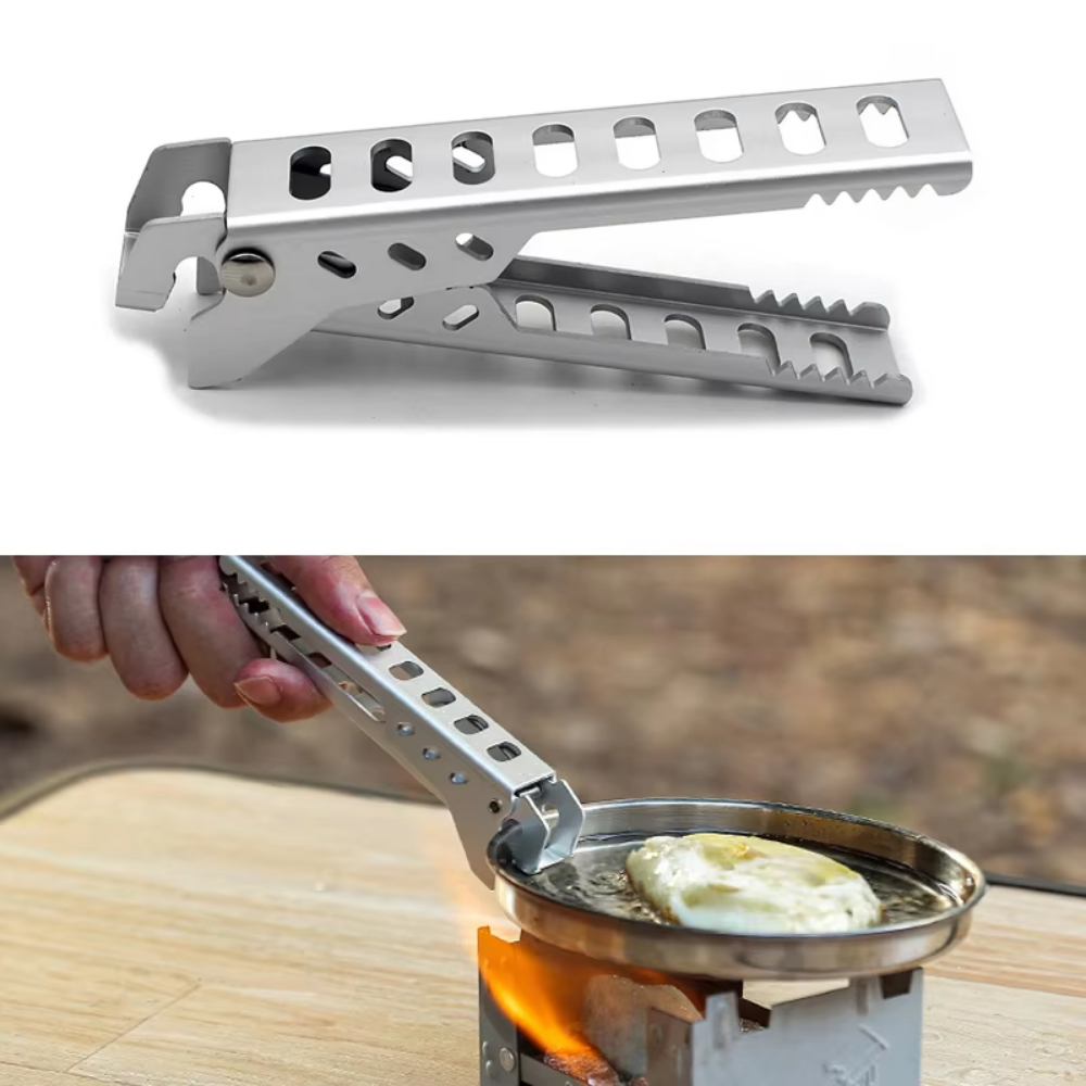 Camping Cooking Wok - Ao ar livre de alumínio anti-quente
