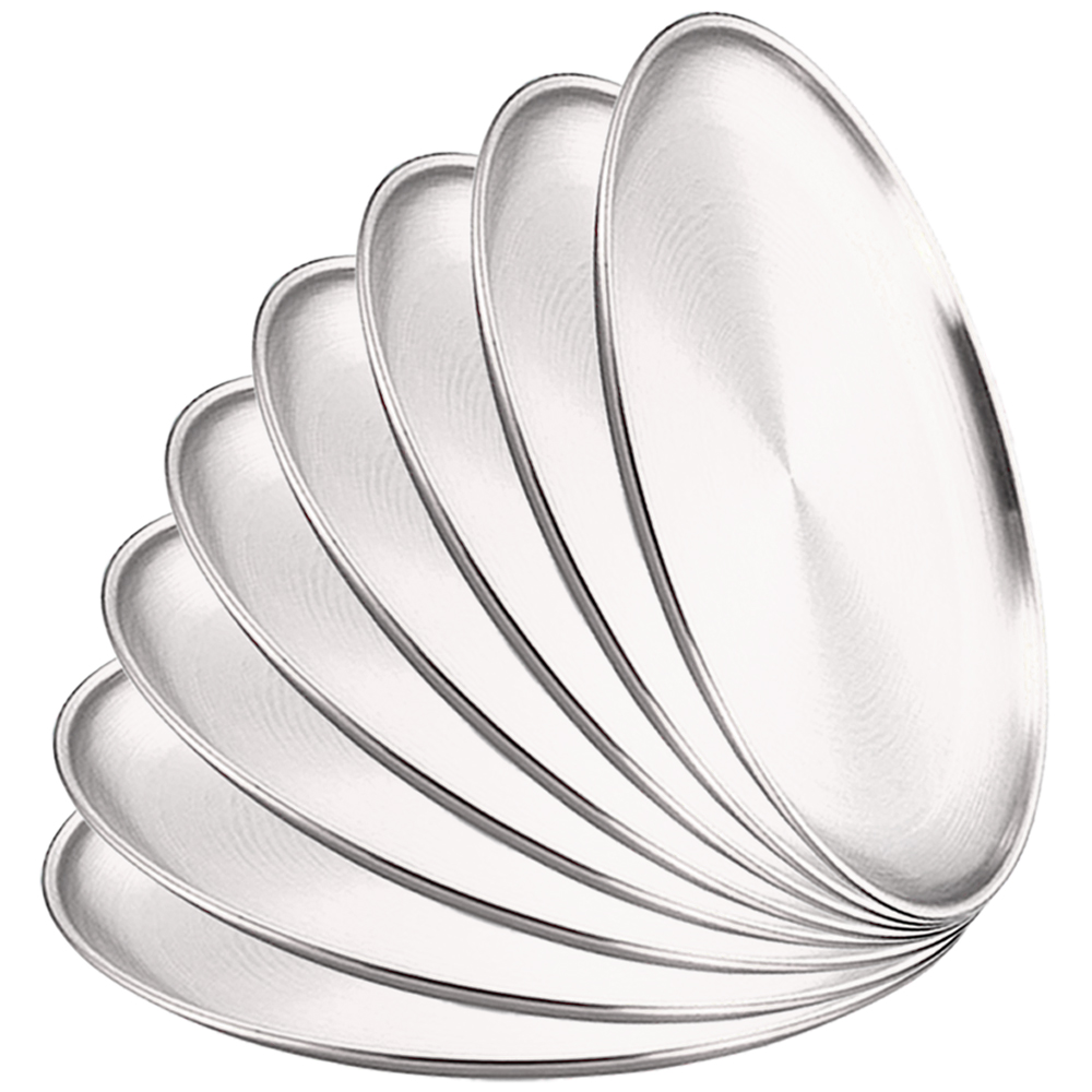 Camping Cooking Plate - Prato de jantar de metal, 8