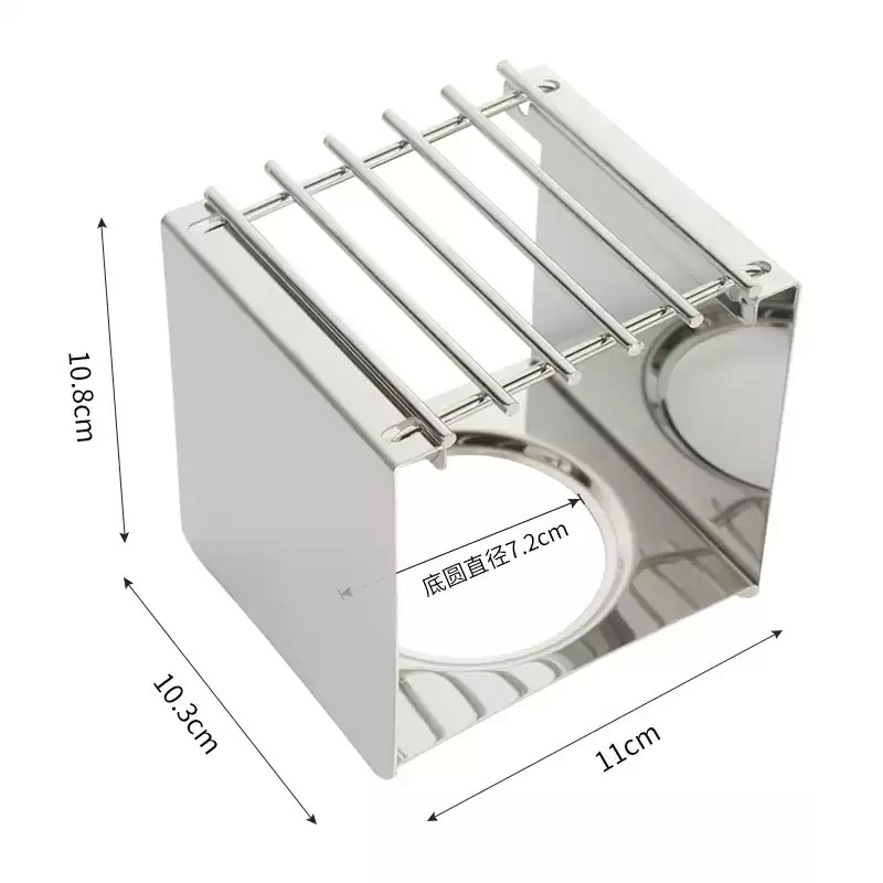 Camping Cooking Gadgets - Suporte Quadrado de Aço Inoxidável para