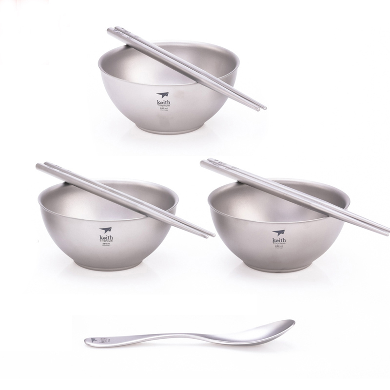 Camping Cooking Noodles - Conjunto de cozinha Keith, tigela de