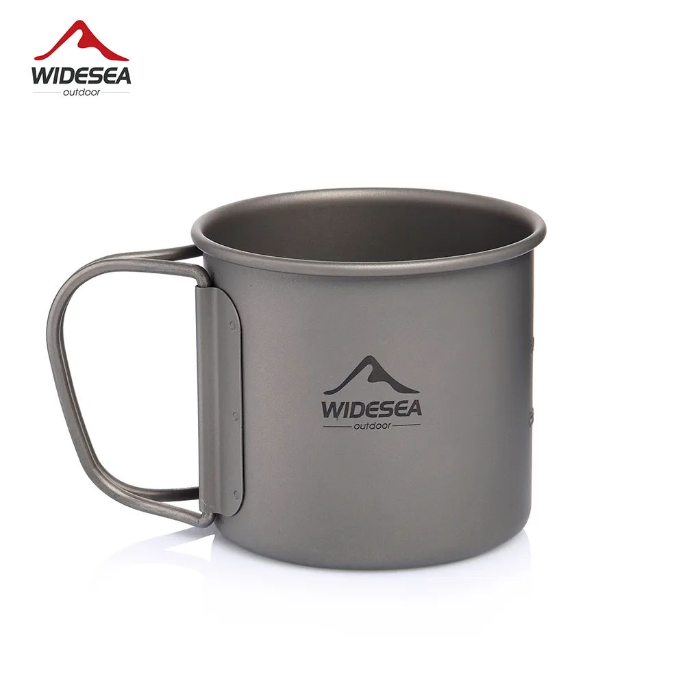 Camping Cooking Set Jetboil - Coleção AliExpress Widesea-Titanium Camping Caneca, Copo,