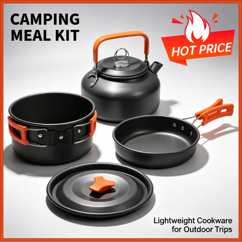 Camping Cooking Gadgets - Conjunto de utensílios de cozinha para