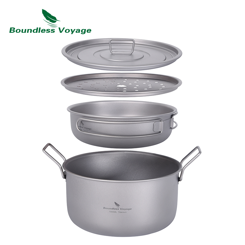 Camping Cooking Wok - Boundless viagem acampamento cozinhar pote multifuncional