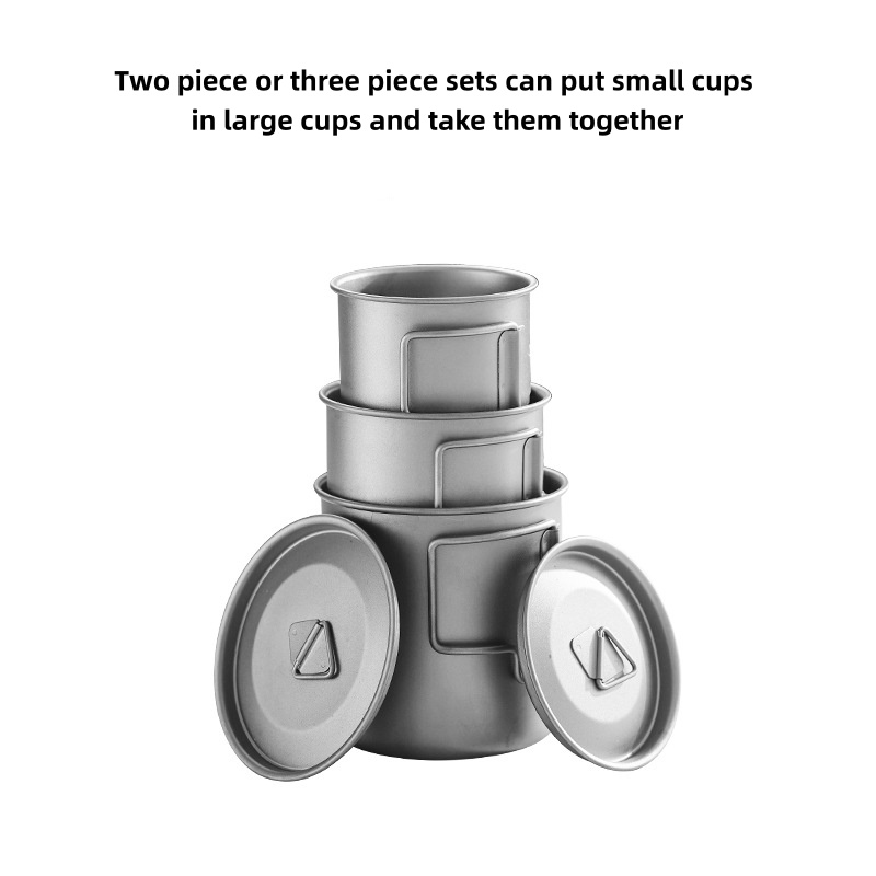 Caneca de camping de titânio c - Camping Cooking Mug avaliação e preço