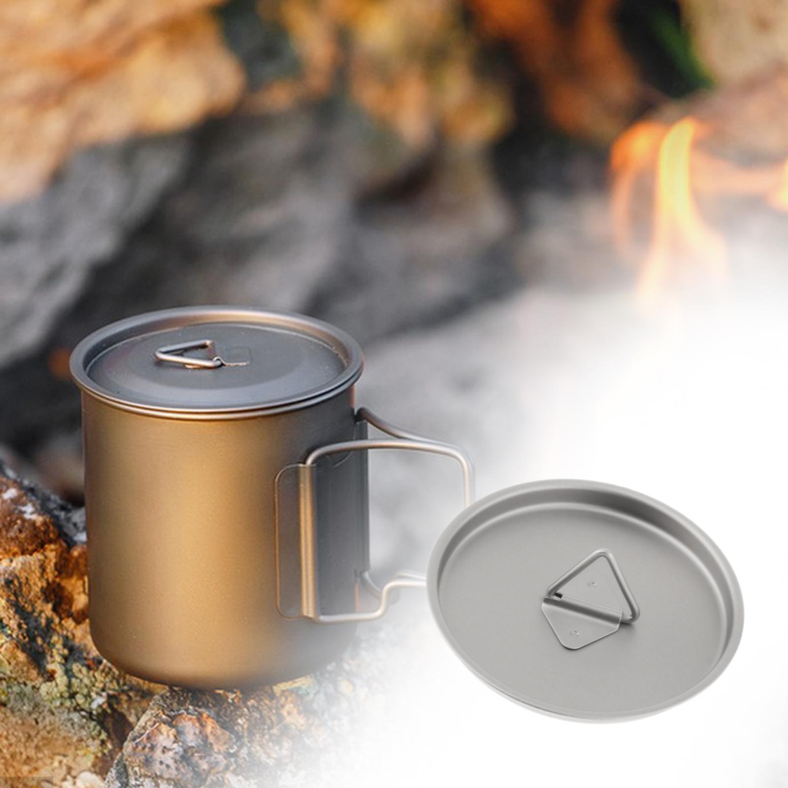 Tampa de caneca de titânio ao  - Camping Cooking And Drinking avaliação e preço