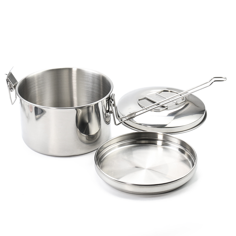 Pote de suspensão de acampamen - Camping Cooking Pot With Lid avaliação e preço