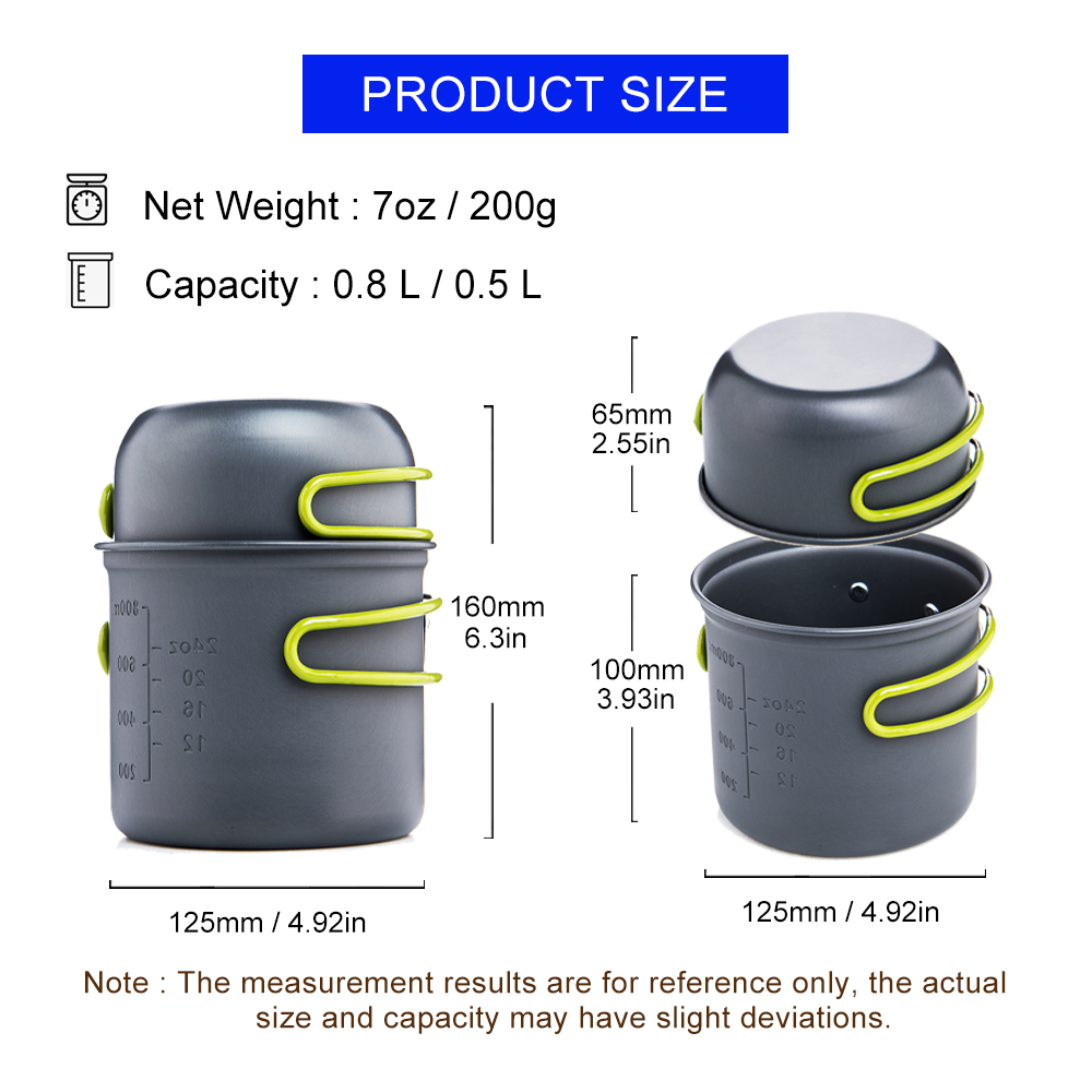 Widesea acampamento utensílios - Camping Cooking Set Jetboil avaliação e preço