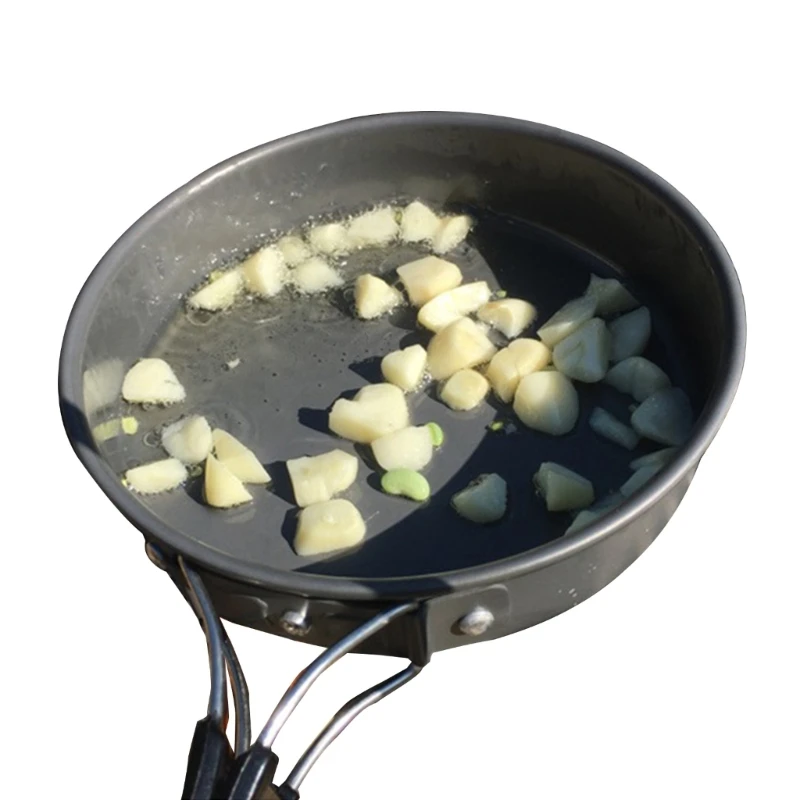 Frigideira portátil com saco a - Camping Cooking Wok avaliação e preço