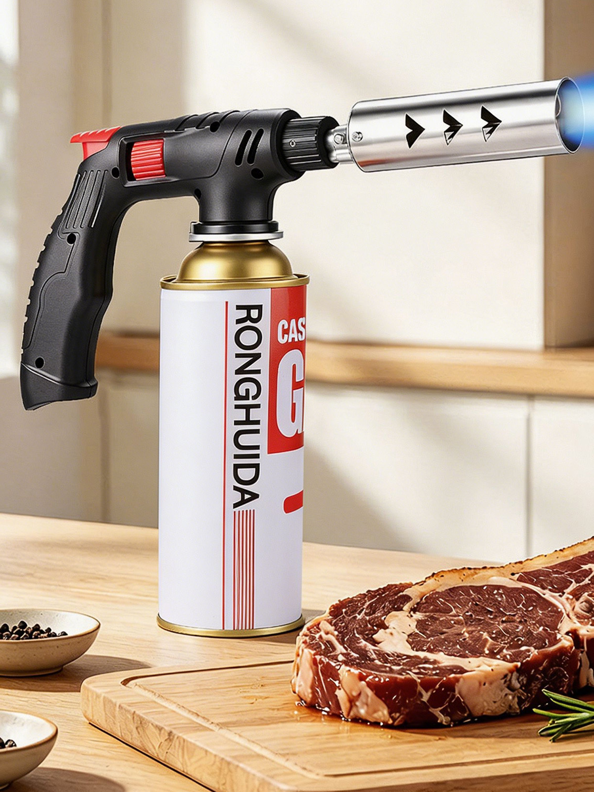 Maçarico de butano com tubo lo - Camping Cooking Torch avaliação e preço