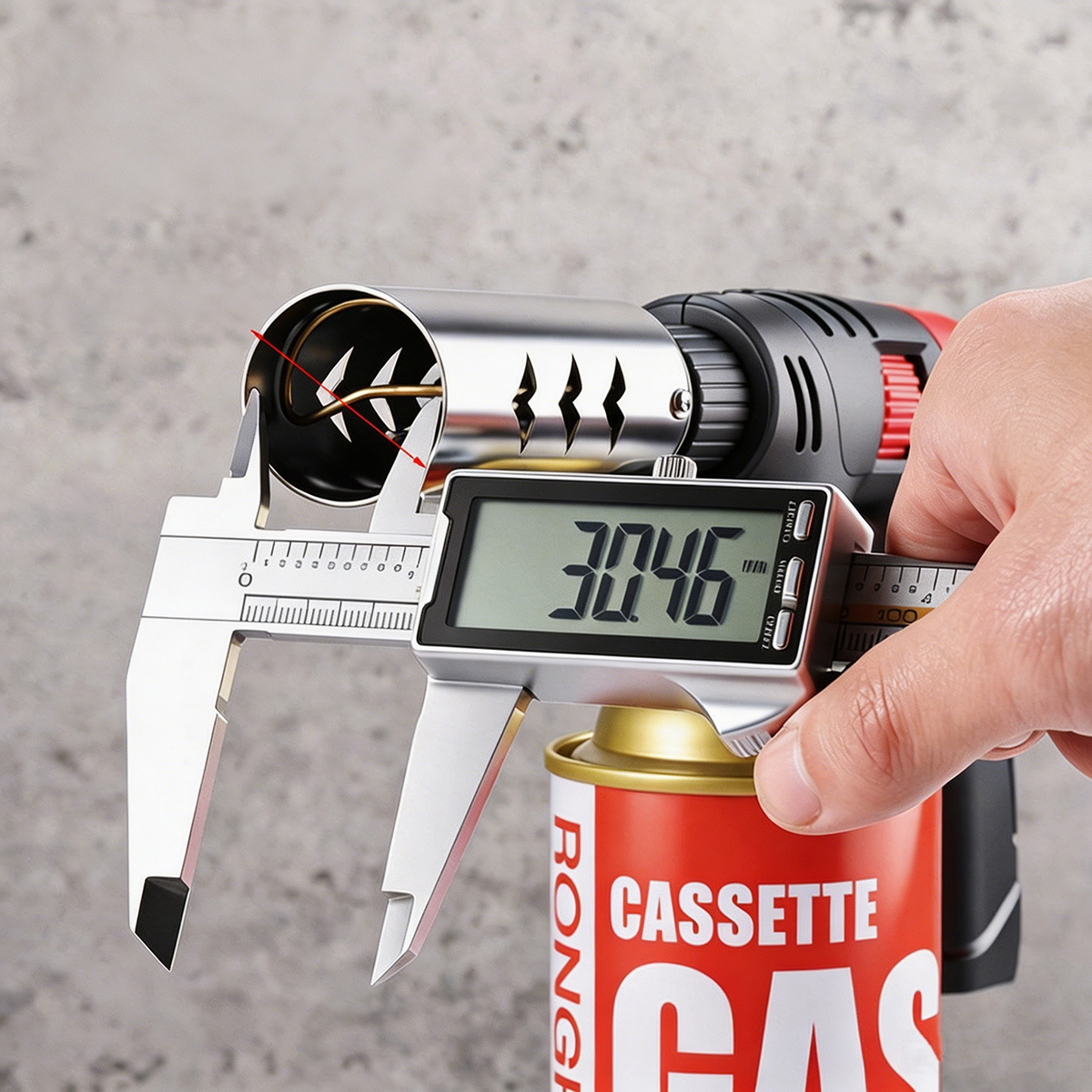 Maçarico de butano com tubo lo - Camping Cooking Torch avaliação e preço