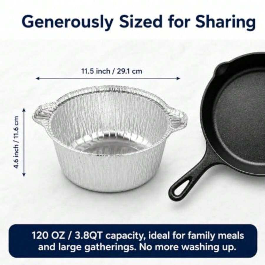 Pacote com 12 panelas descartá - Camping Cooking Pot With Lid avaliação e preço