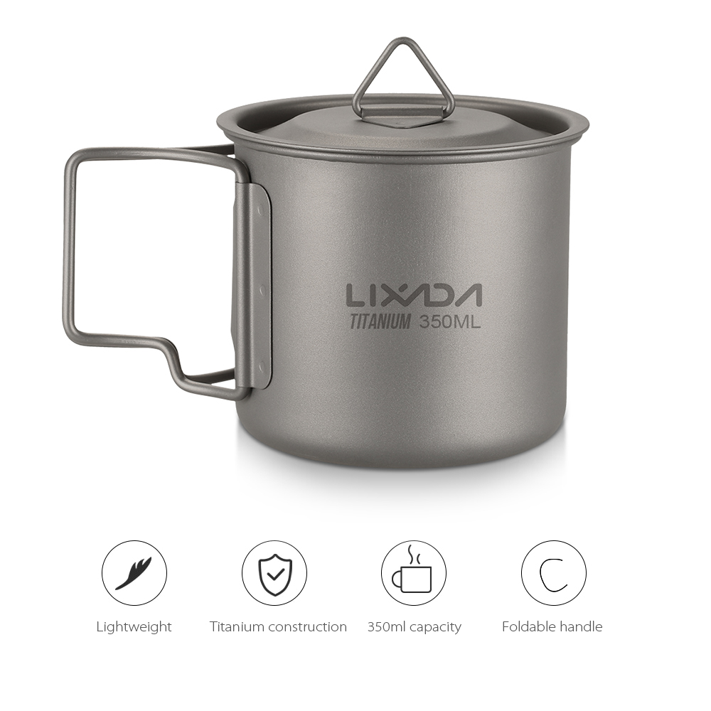 Copo de titânio ultraleve port - Camping Cooking Mug avaliação e preço