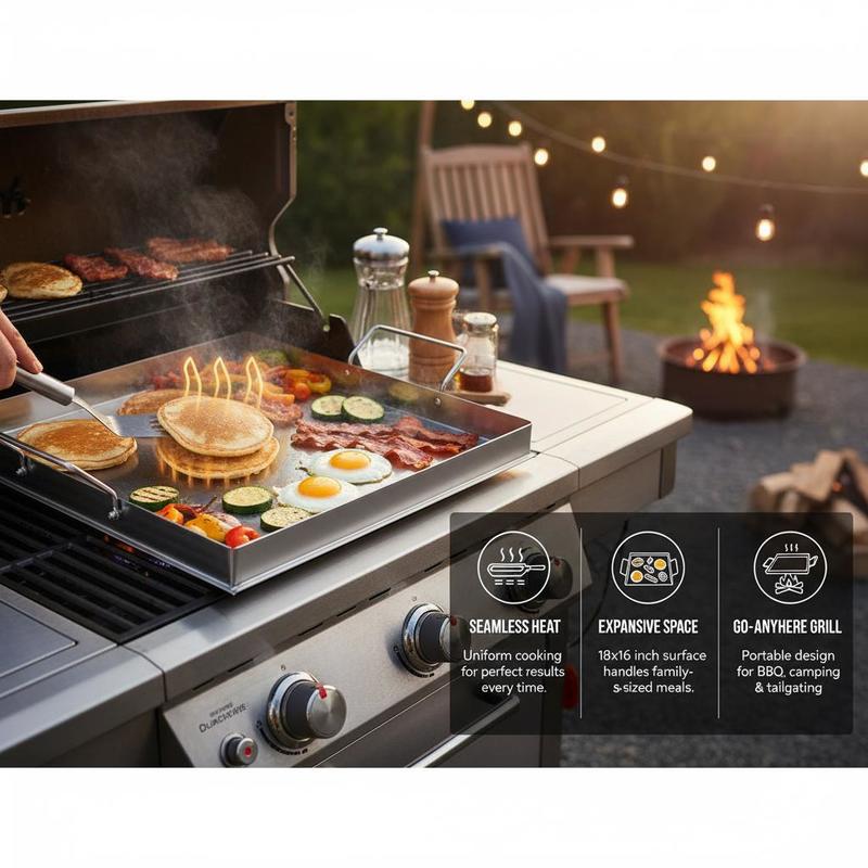 Chapa de Grelhar Universal Ret - Camping Cooking Plate avaliação e preço