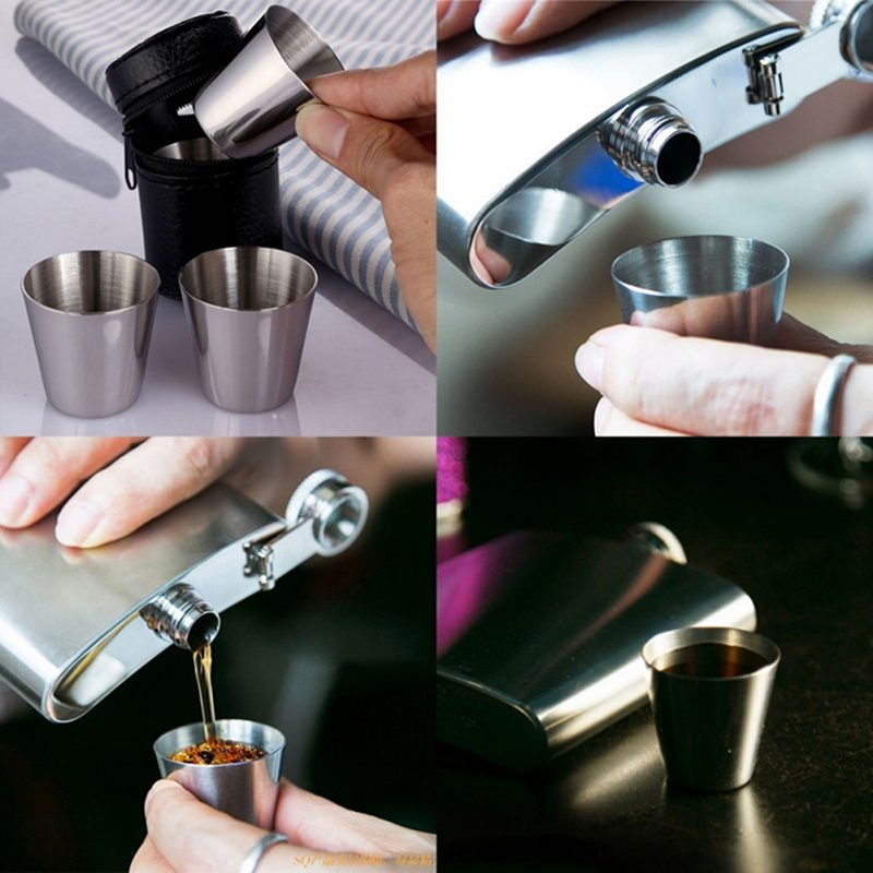 4/6 pçs copos de aço inoxidáve - Camping Cooking Mug avaliação e preço