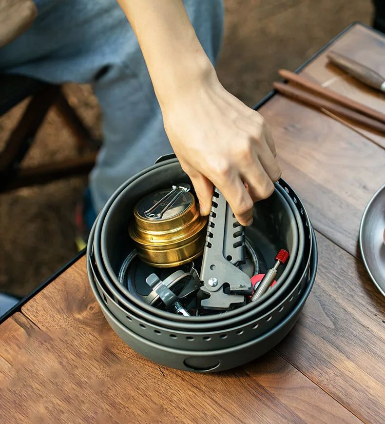 Fogão a gás de acampamento fog - Camping Cooking Wok avaliação e preço