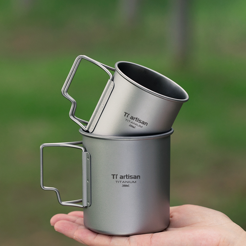 Tiartisan ao ar livre titânio  - Camping Cooking Mug avaliação e preço