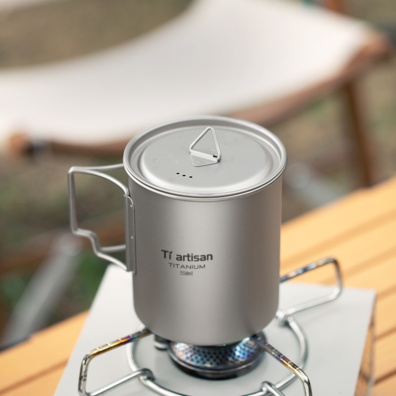 Tiartisan ao ar livre titânio  - Camping Cooking Mug avaliação e preço