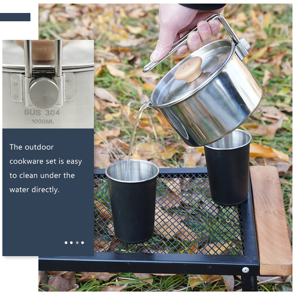 Conjunto de Utensílios de Cozi - Camping Cooking Noodles avaliação e preço