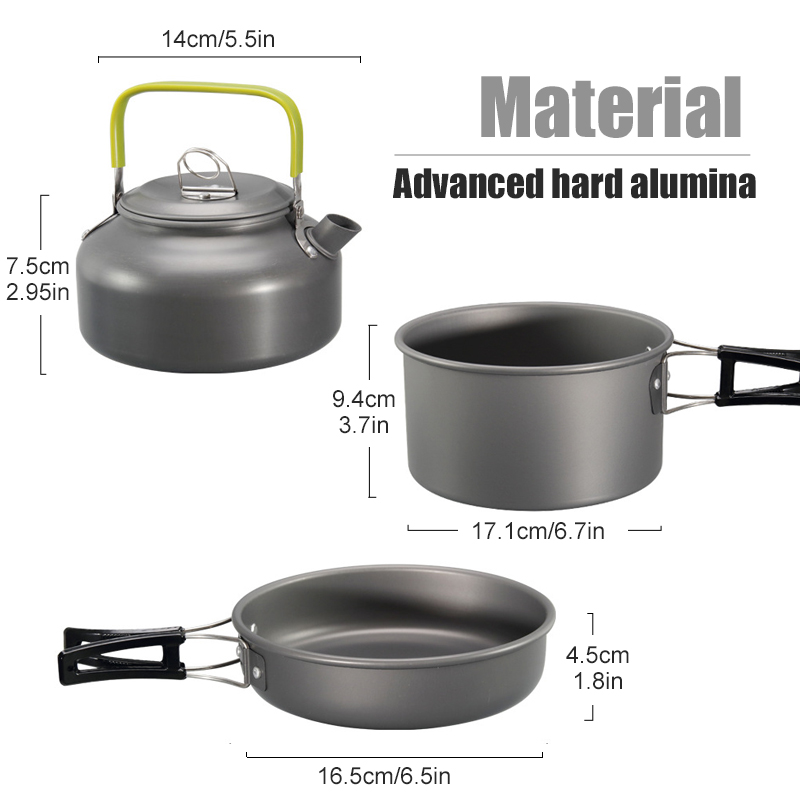 Westtune kit de panelas de aca - Camping Cooking Wok avaliação e preço