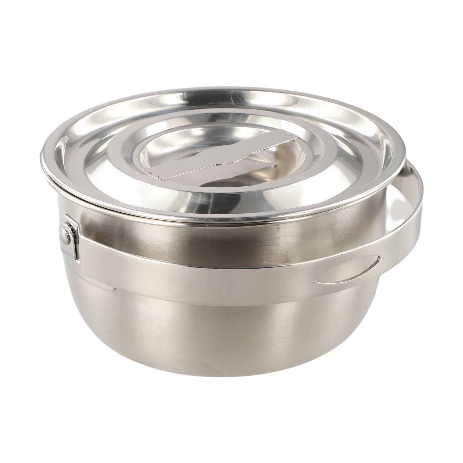 Panela de Camping em Aço Inoxi - Camping Cooking Pot With Lid avaliação e preço