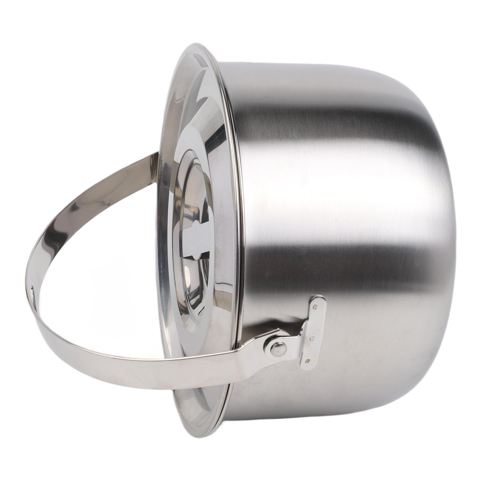 Panela de Camping em Aço Inoxi - Camping Cooking Pot With Lid avaliação e preço