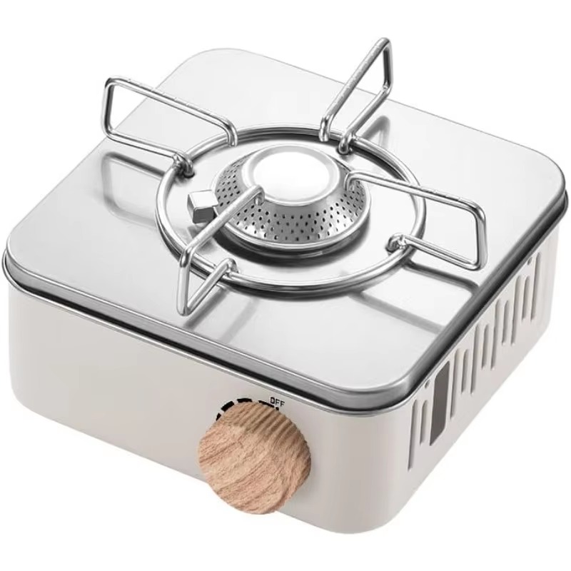 Mini fogão a gás portátil com  - Camping Cooking Plate avaliação e preço