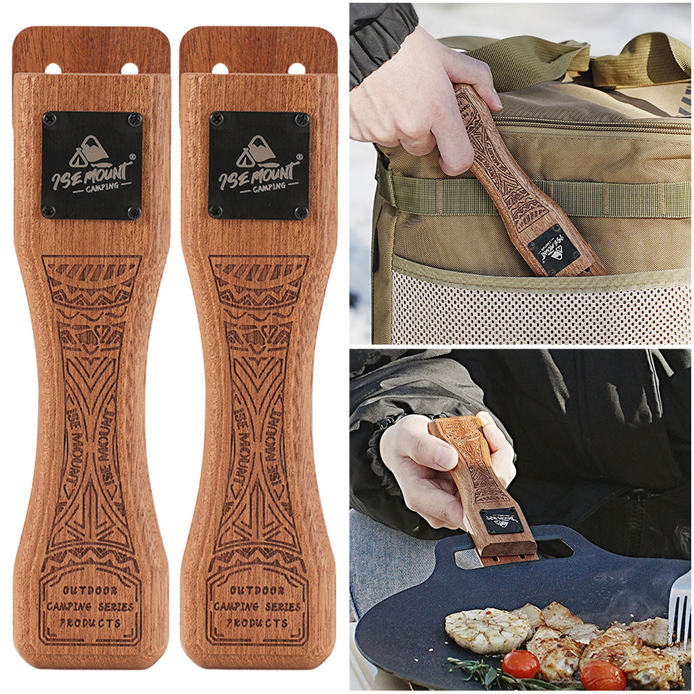 Chapa de Churrasco de Madeira  - Camping Cooking Plate avaliação e preço