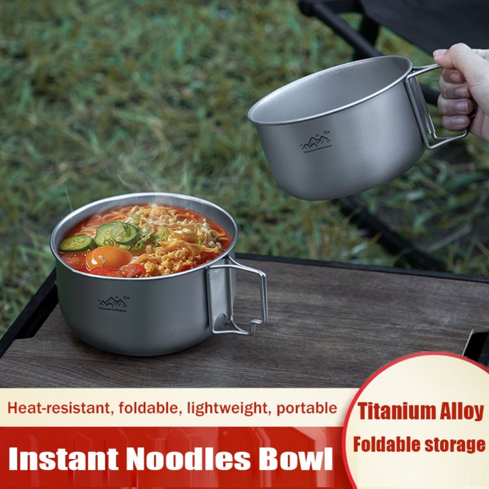 Panela Compacta de Titânio Dob - Camping Cooking Noodles avaliação e preço