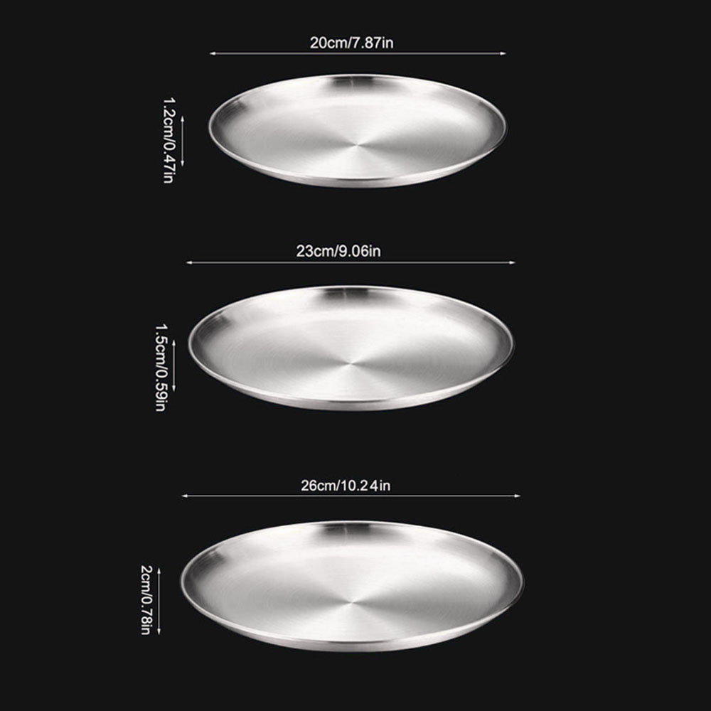 Prato de jantar de metal, 8 pe - Camping Cooking Plate avaliação e preço