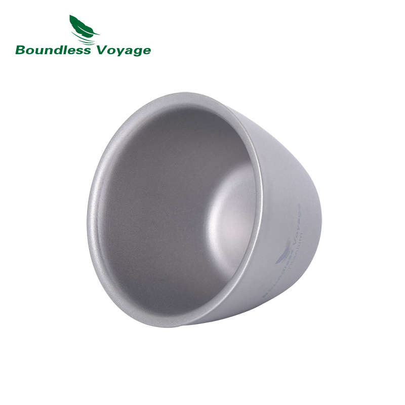 Xícaras de chá de titânio 40ml - Camping Cooking Mug avaliação e preço