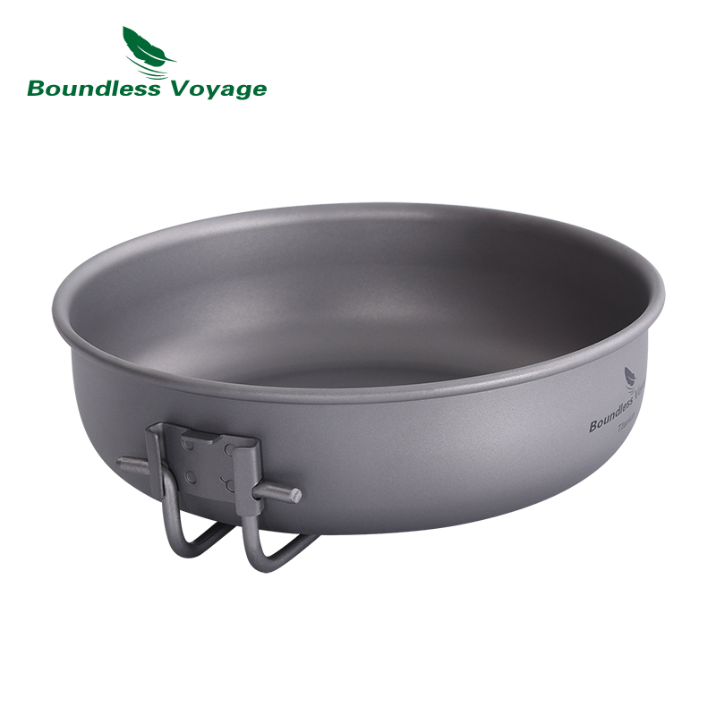 Frigideira de titânio ultralev - Camping Cooking Wok avaliação e preço