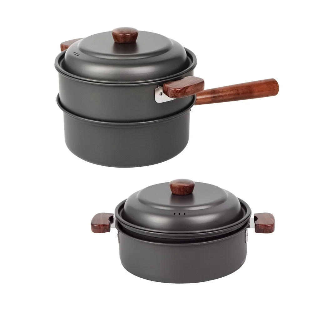 Conjunto de panela de cozinha  - Camping Cooking Pot With Lid avaliação e preço