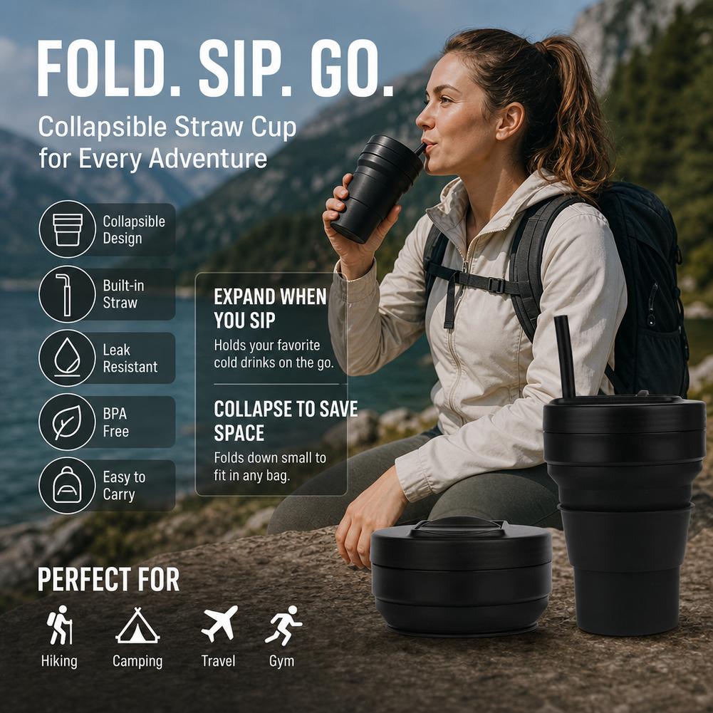 Copo de Café de Silicone Dobrá - Camping Cooking Mug avaliação e preço