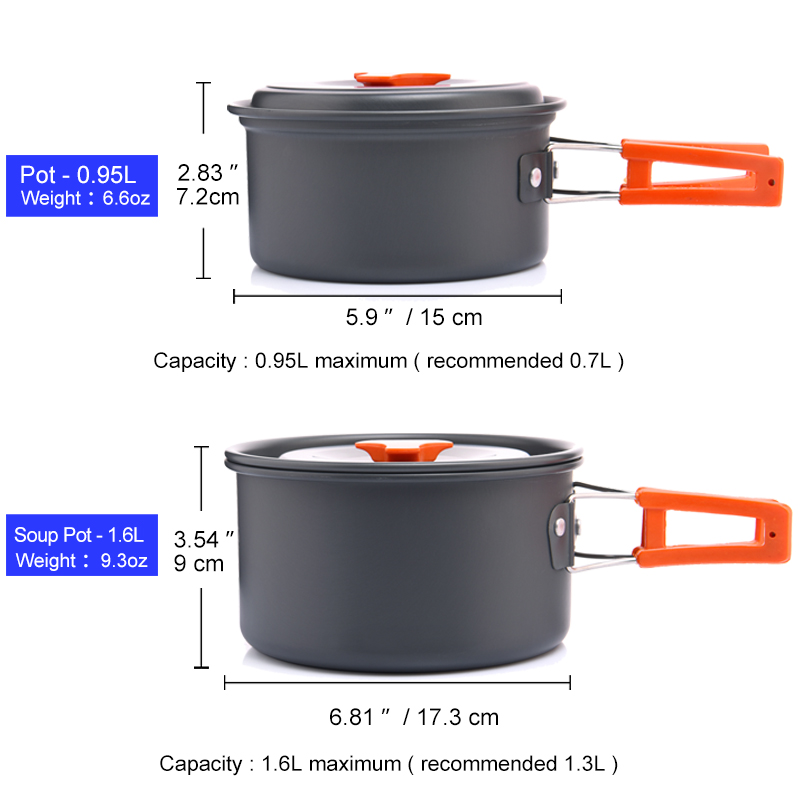 Widesea conjunto de panelas pa - Camping Cooking Set Jetboil avaliação e preço