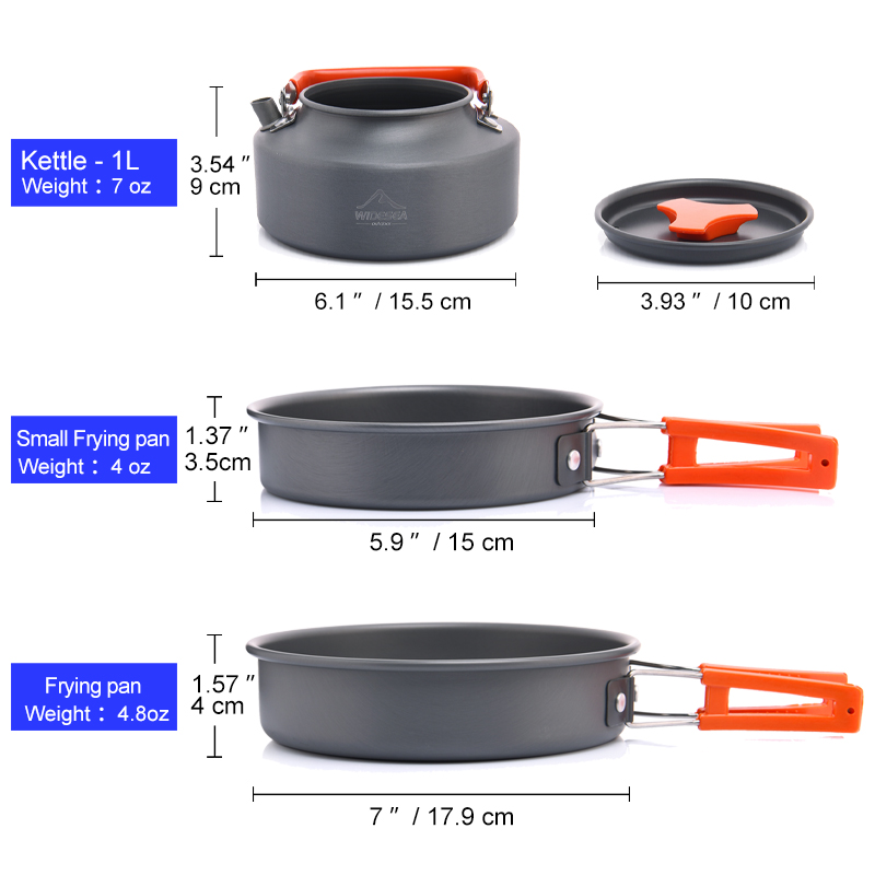 Widesea conjunto de panelas pa - Camping Cooking Set Jetboil avaliação e preço