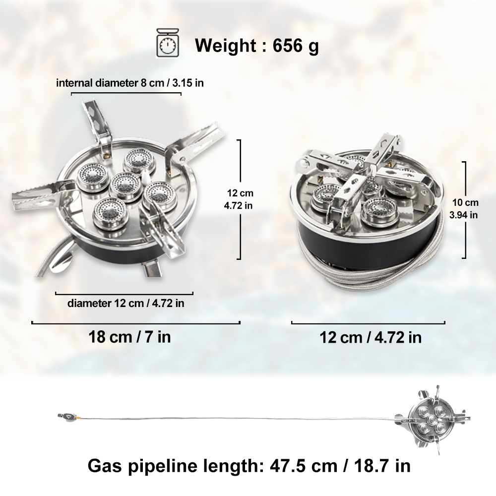 Widesea acampamento 5in1 fogão - Camping Cooking Plate avaliação e preço