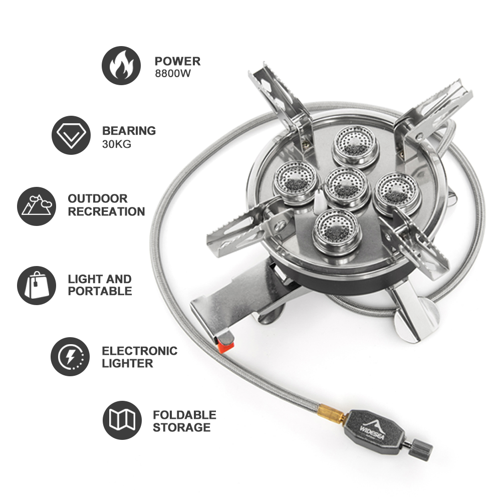 Widesea acampamento 5in1 fogão - Camping Cooking Plate avaliação e preço
