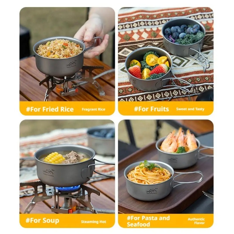 Panela de Camping Ultralight e - Camping Cooking Noodles avaliação e preço