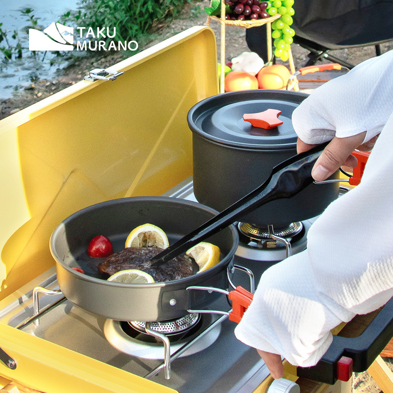 Conjunto de utensílios de cozi - Camping Cooking Pack avaliação e preço