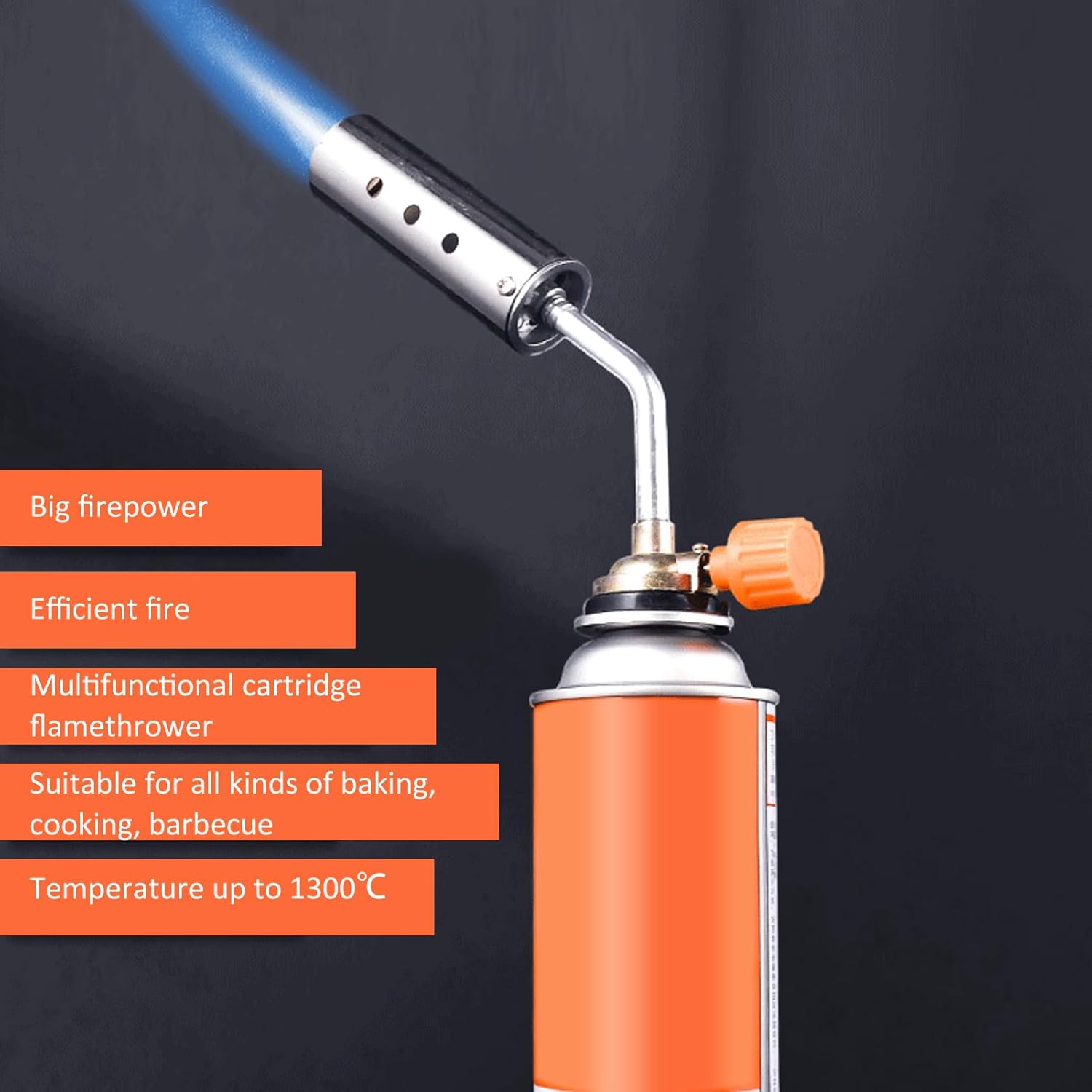 Tocha de Butano Portátil para  - Camping Cooking Torch avaliação e preço