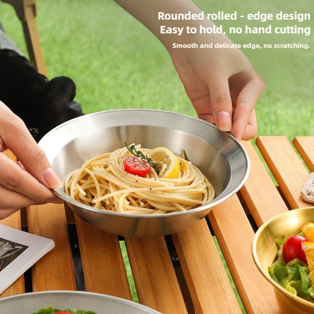Conjunto de talheres de aço in - Camping Cooking Plate avaliação e preço