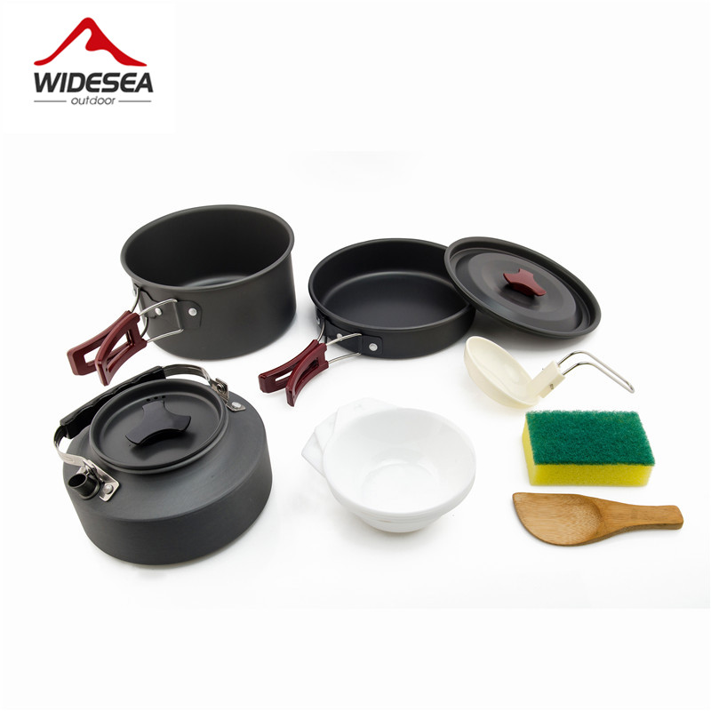 Widesea conjunto de panelas de - Camping Cooking Set Jetboil avaliação e preço